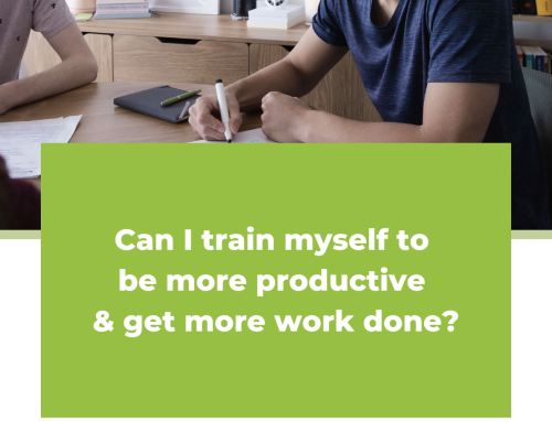 Can I train myself to be more productive & get more work done?